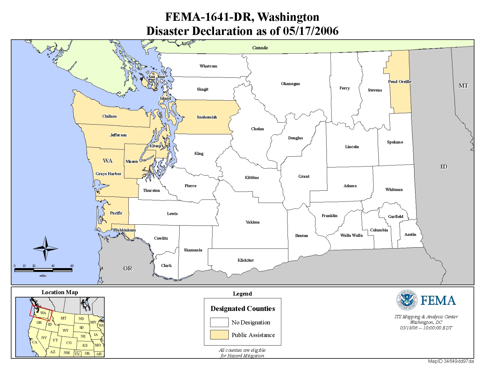 Washington Severe Storms, Flooding, Tidal Surge, Landslides, and Mudslides (DR-1641)  FEMA.gov