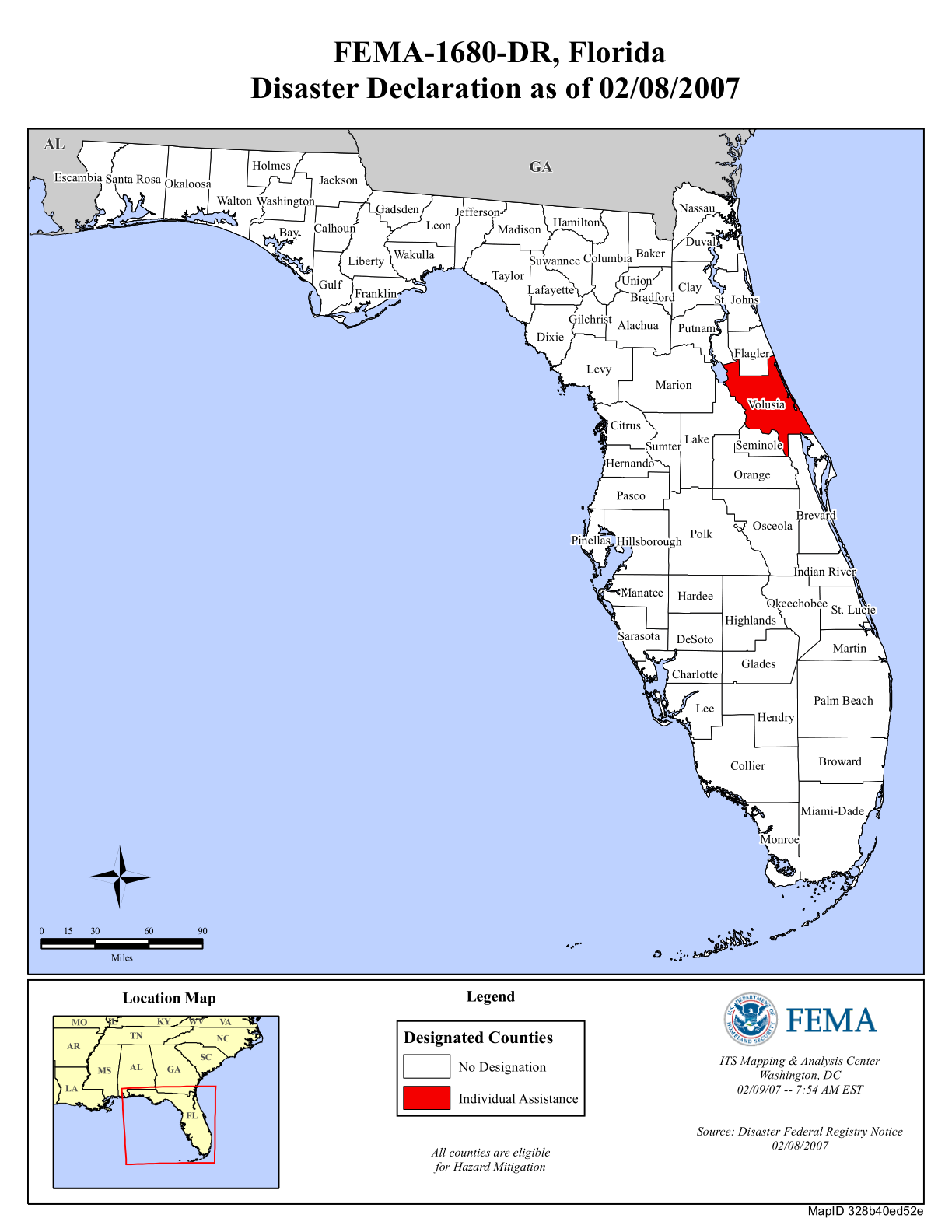 Map of Florida