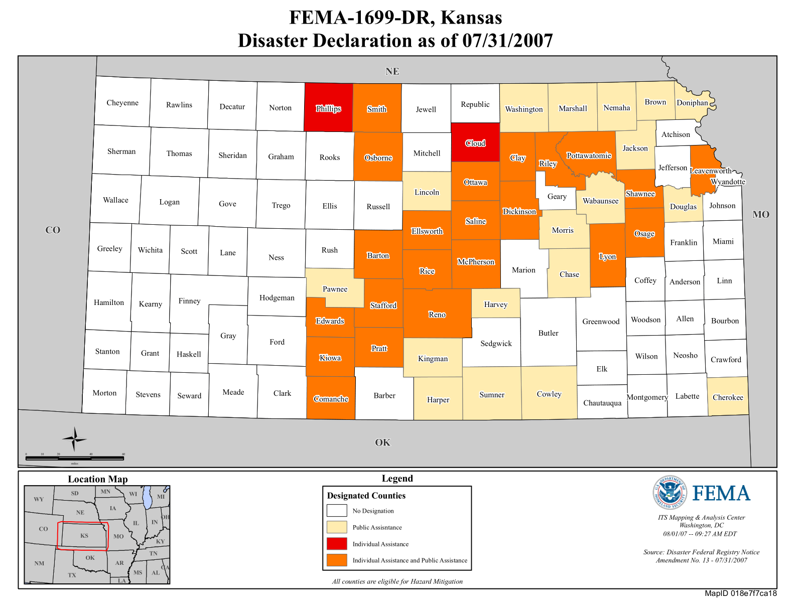 Kansas Severe Storms, Tornadoes, And Flooding (DR-1699-KS) | FEMA.gov