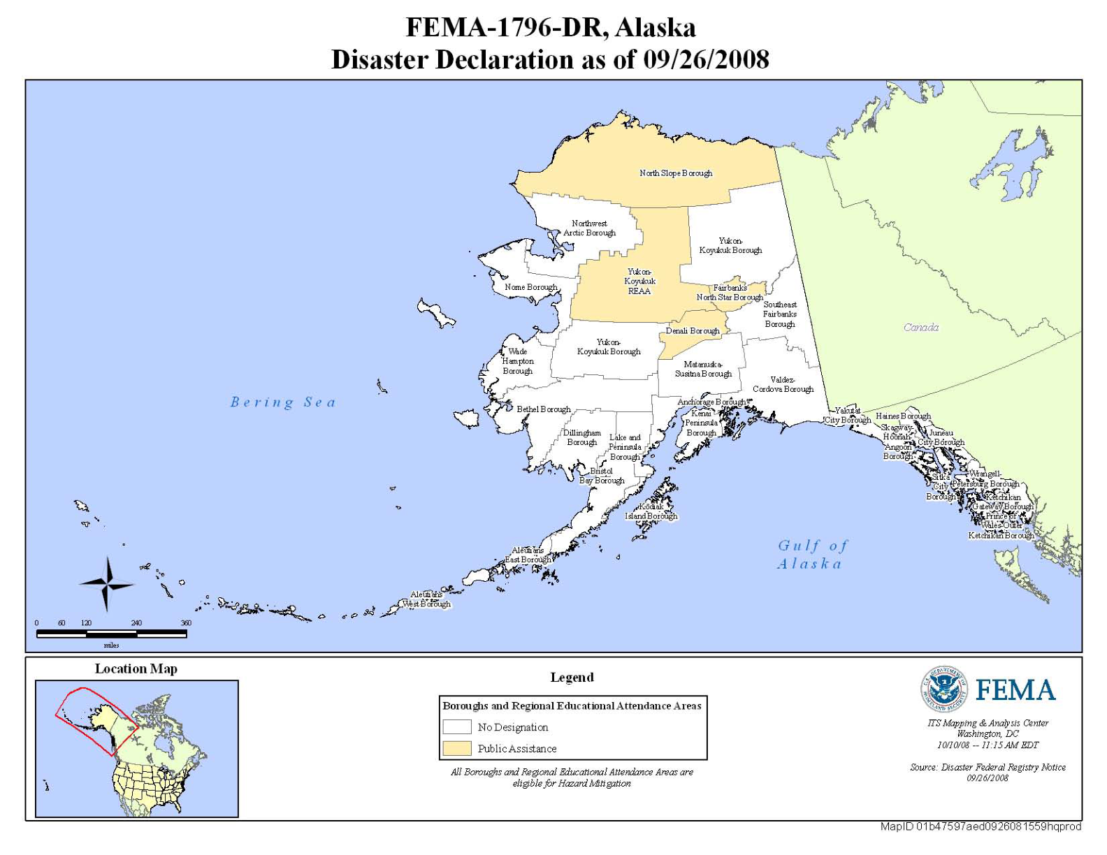 Map of Alaska