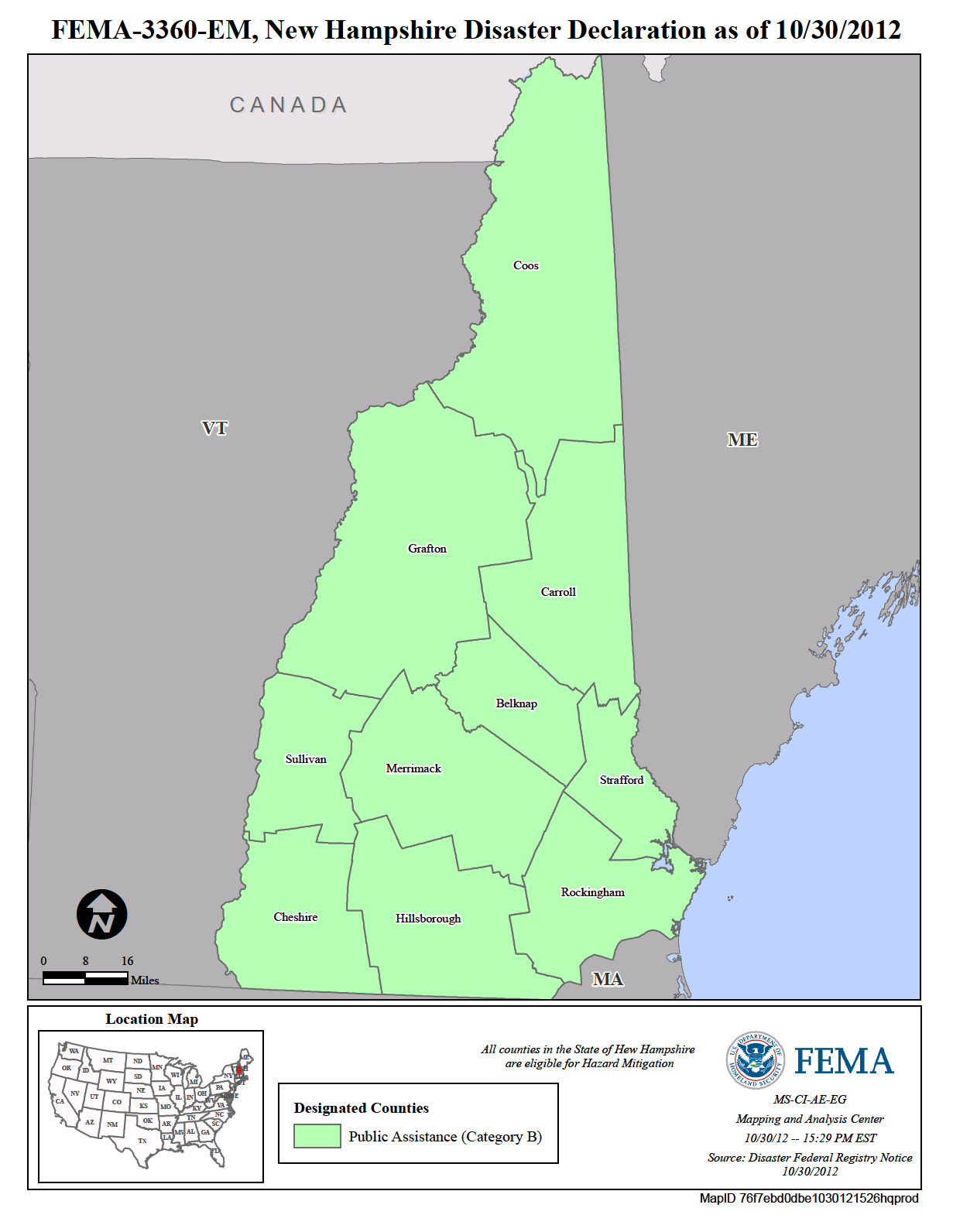 New Hampshire Hurricane Sandy (EM3360) FEMA.gov