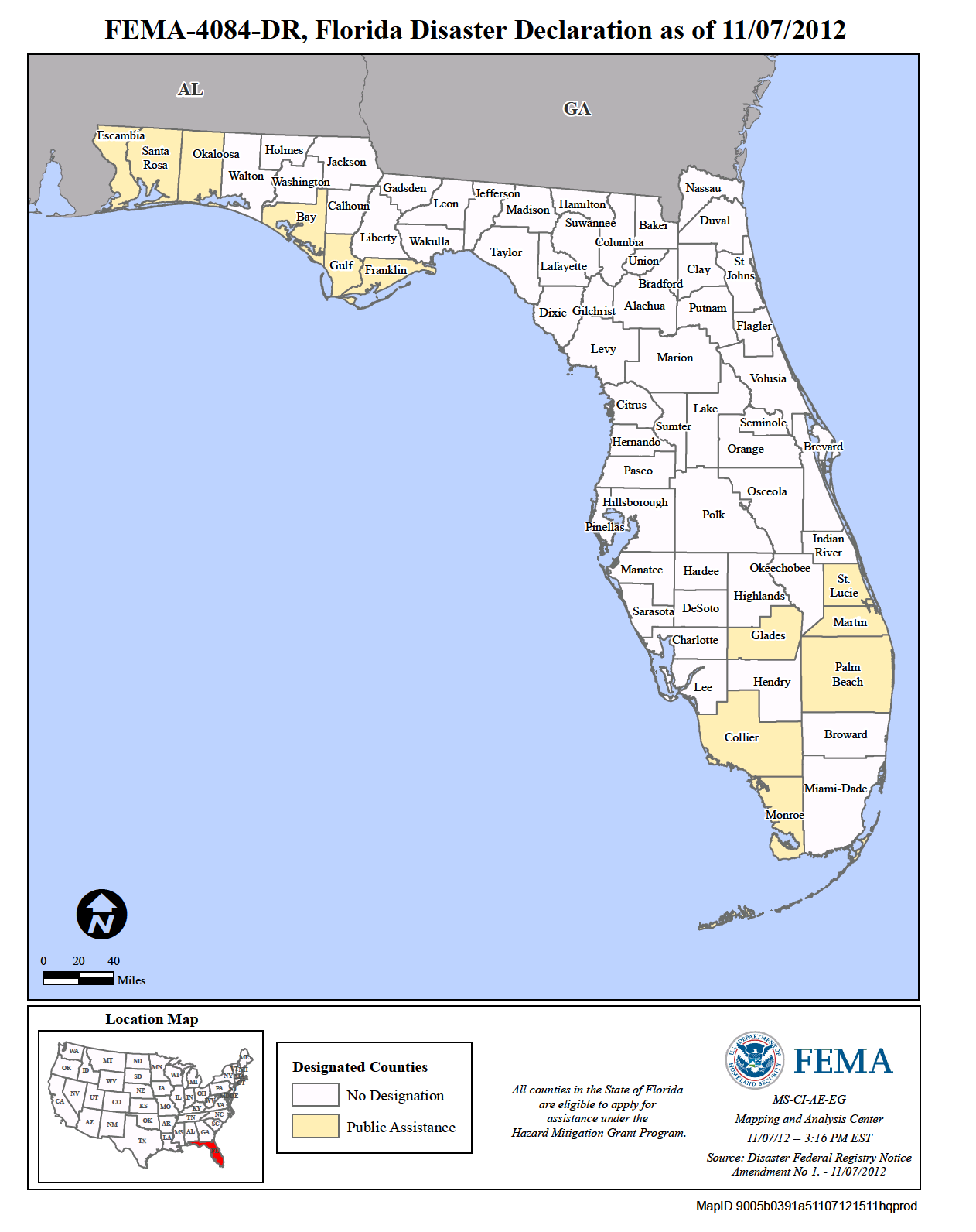 Map of Florida