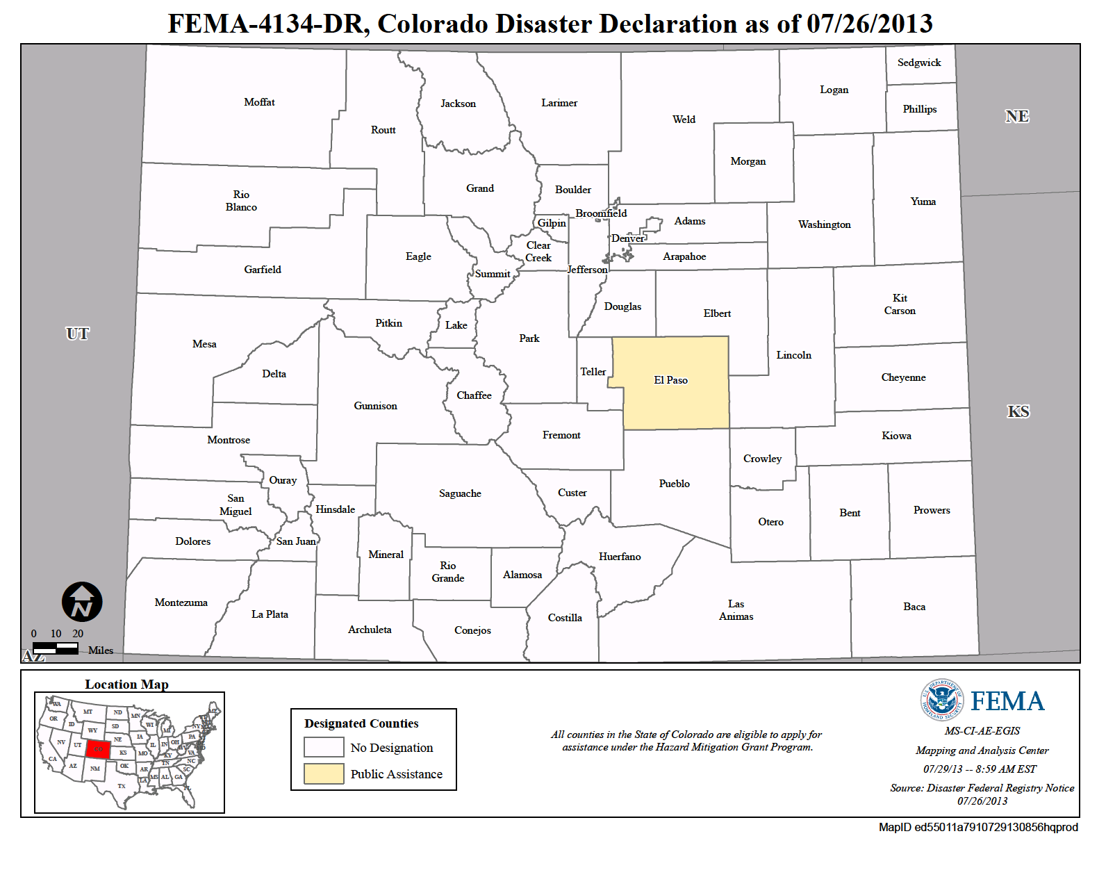 Colorado Black Forest Wildfire Dr 4134 Fema Gov