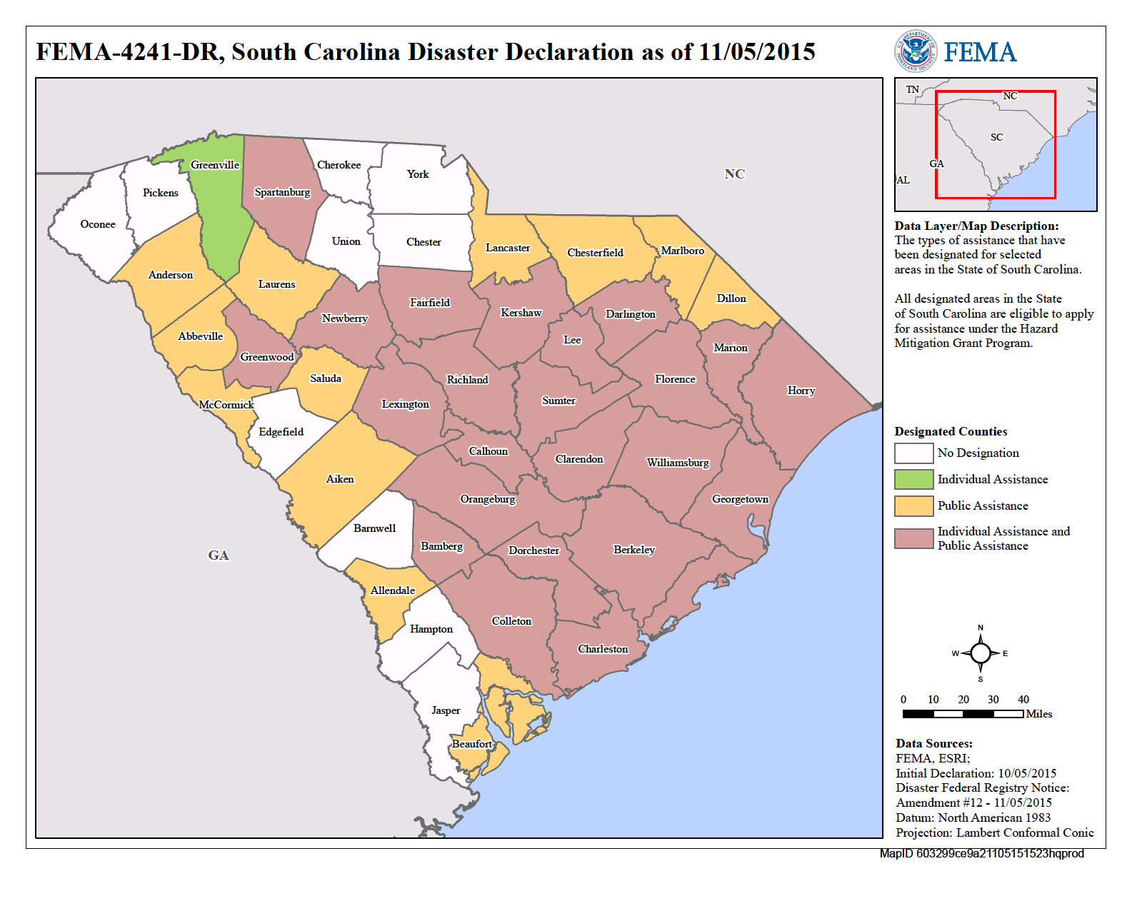 Map Of Flooding In South Carolina Maping Resources - Gambaran