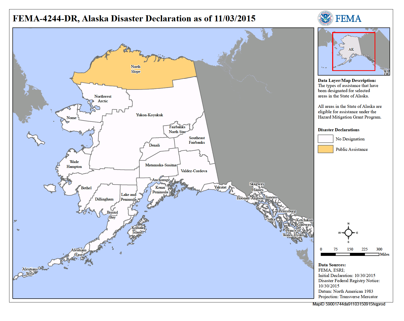 Map of Alaska