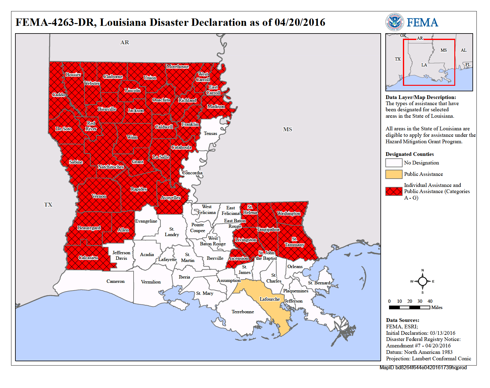 Louisiana Severe Storms And Flooding Dr 4263 Fema Gov