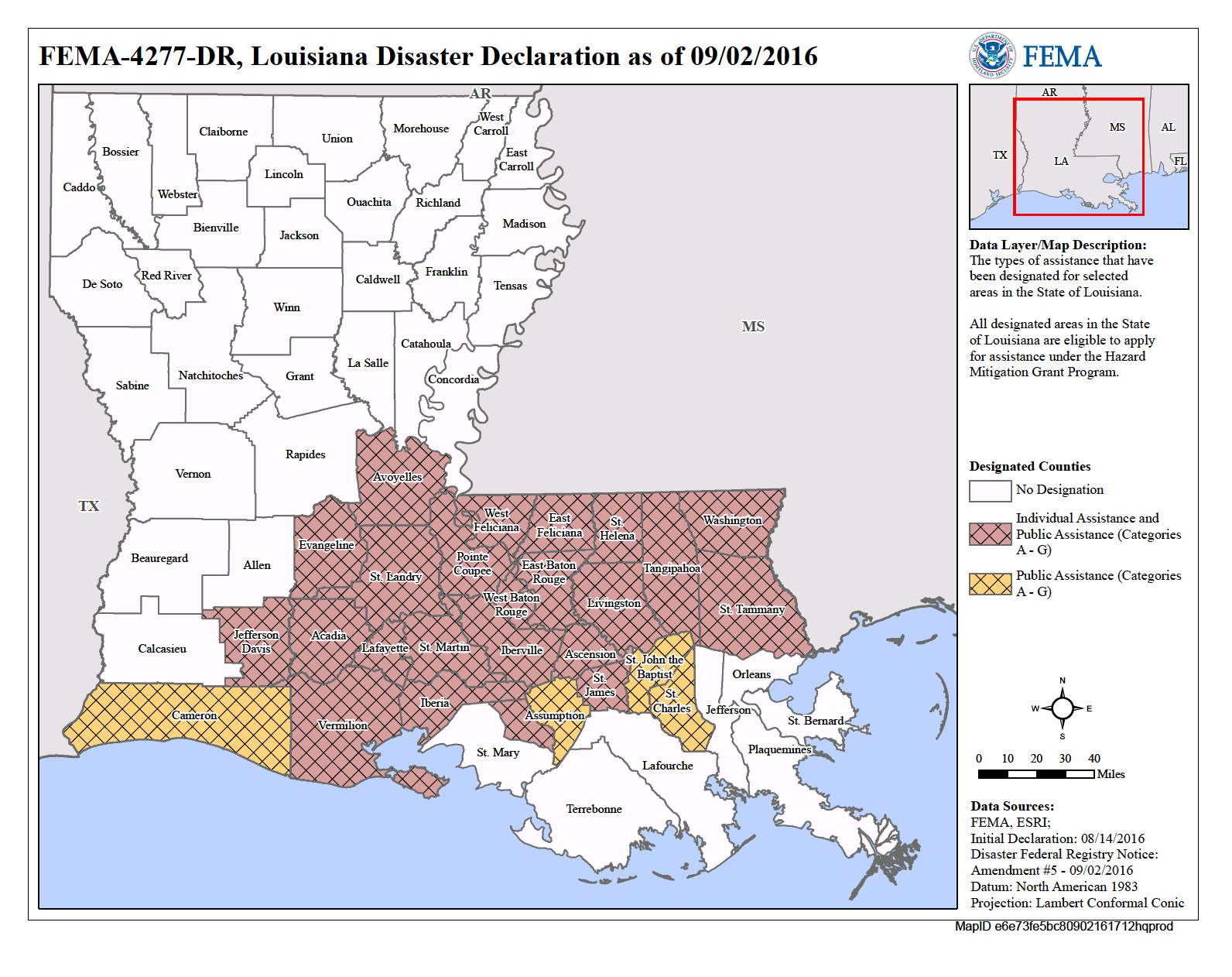 Louisiana Severe Storms And Flooding Dr 4277 Fema Gov
