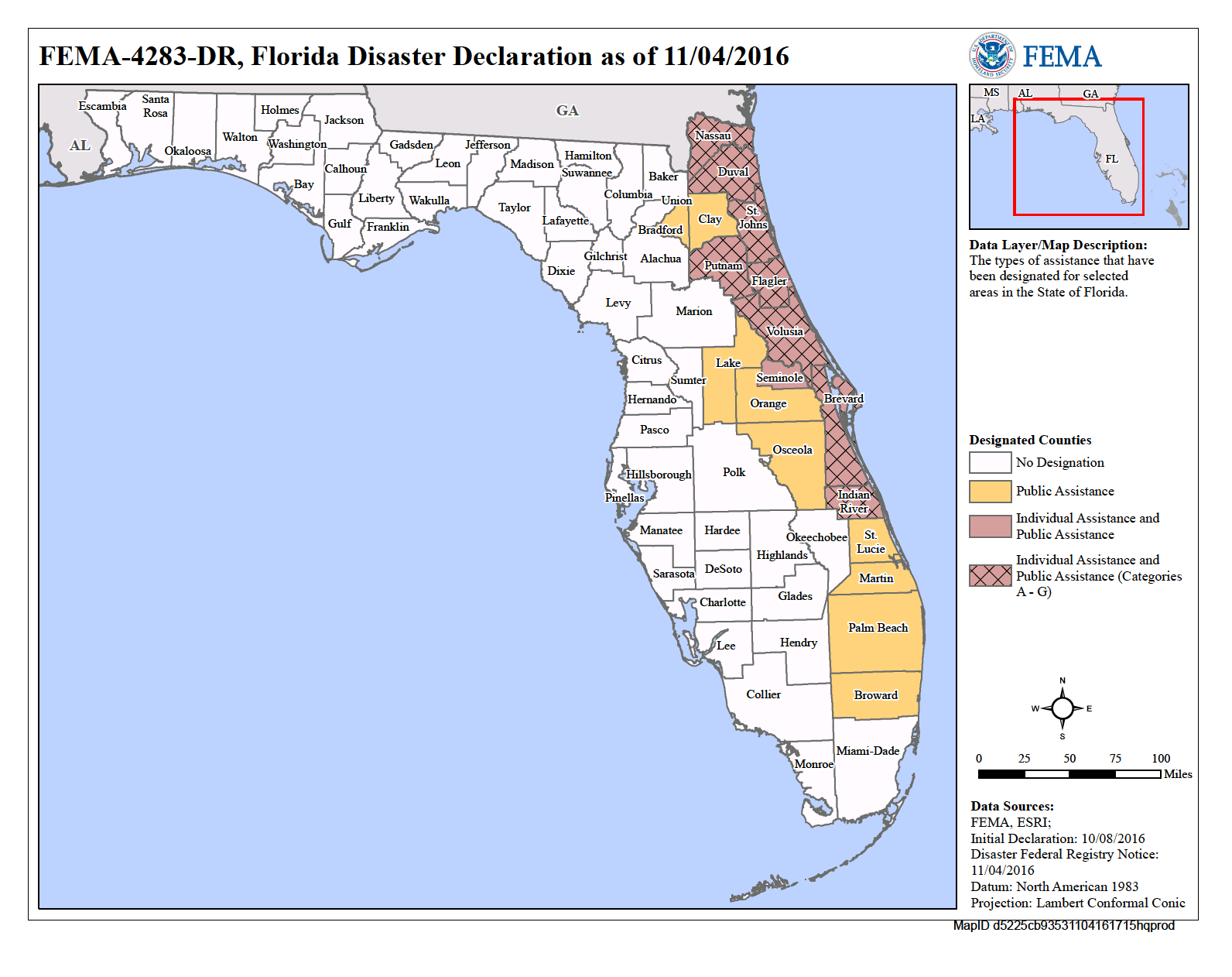 Map of Florida