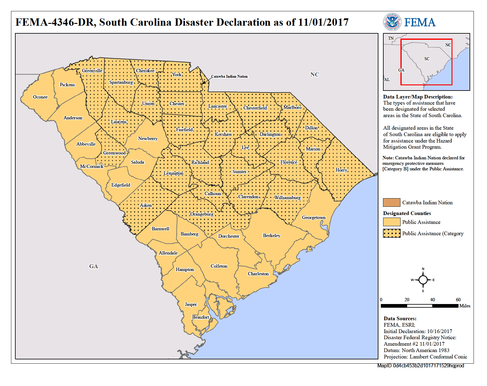 South Carolina Flood Map
