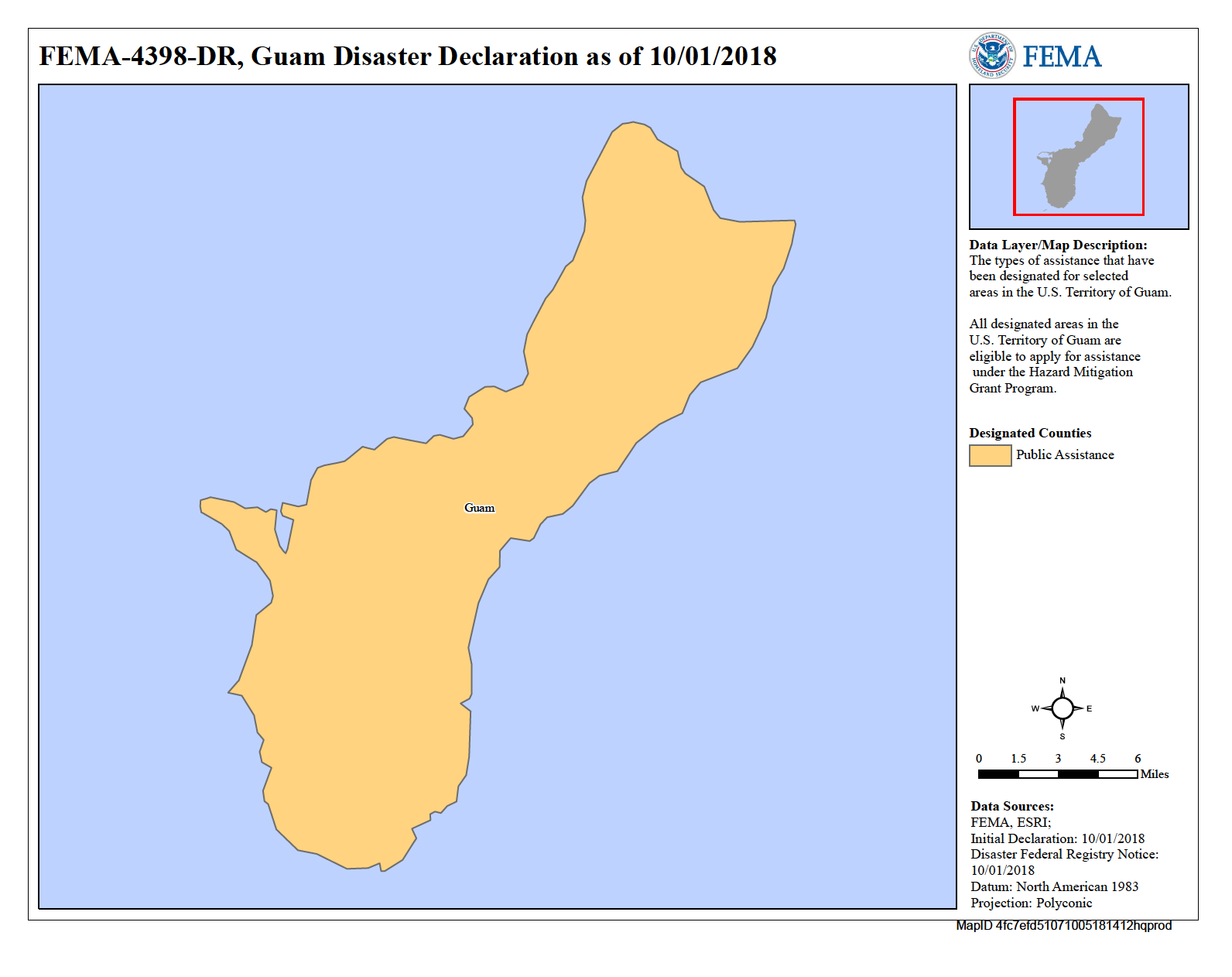 Map of Guam