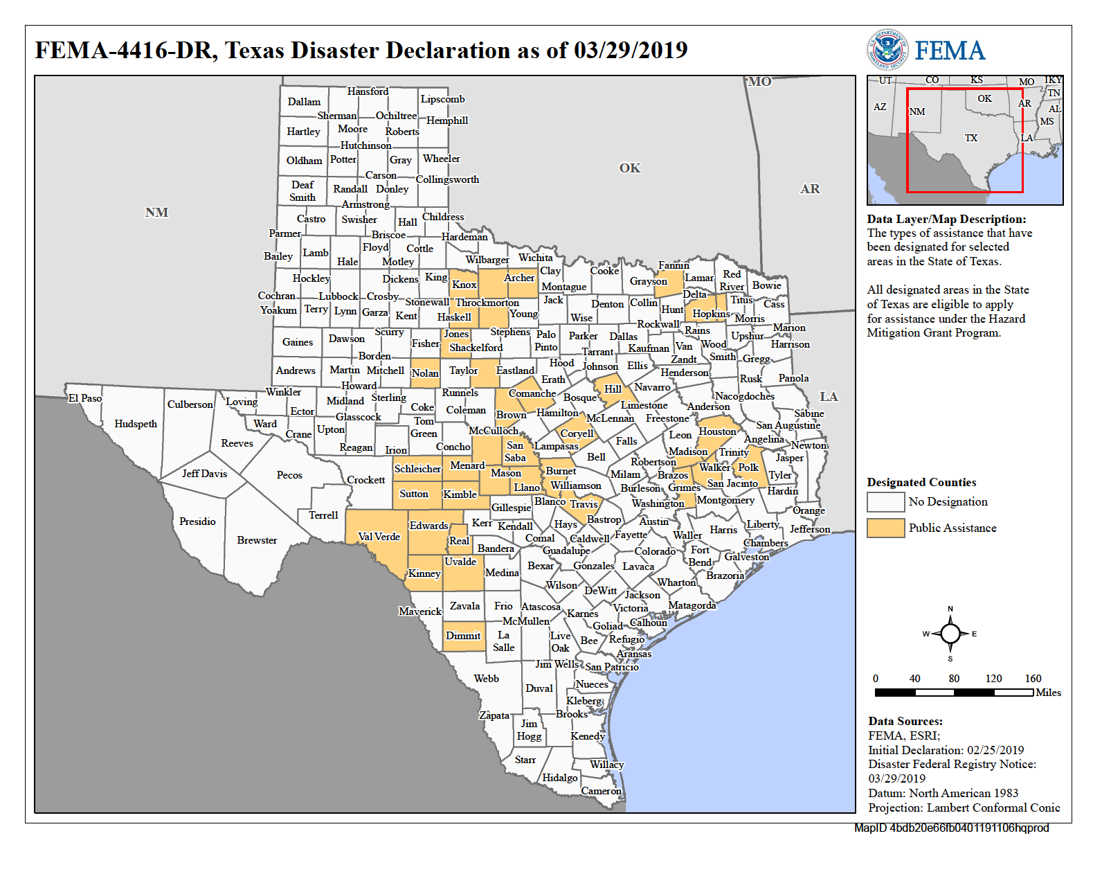 Map of Texas