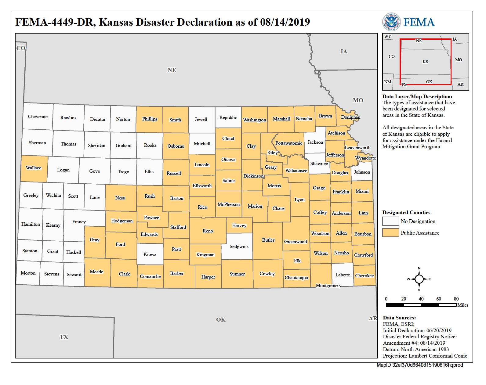 Map of Kansas