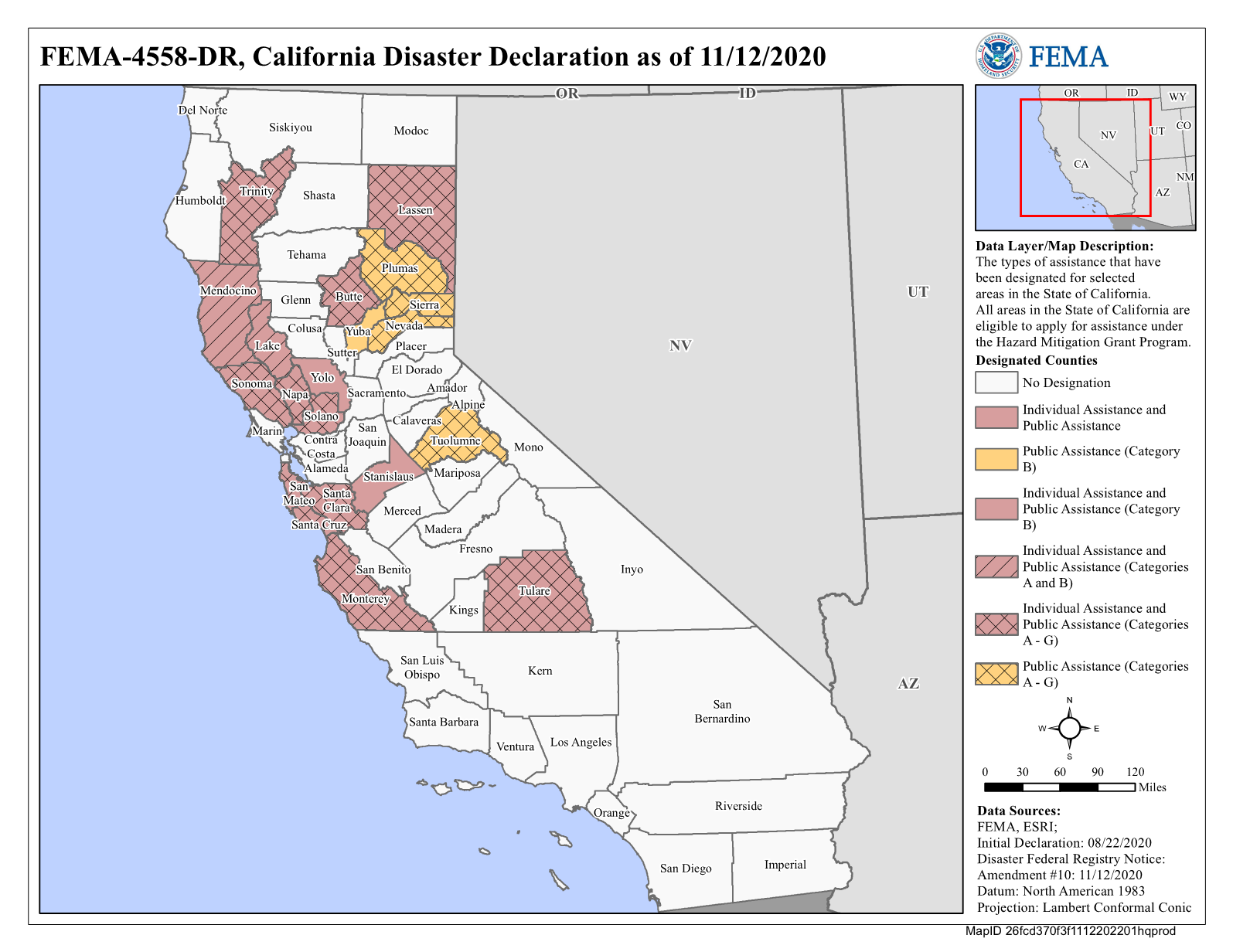 Map of California