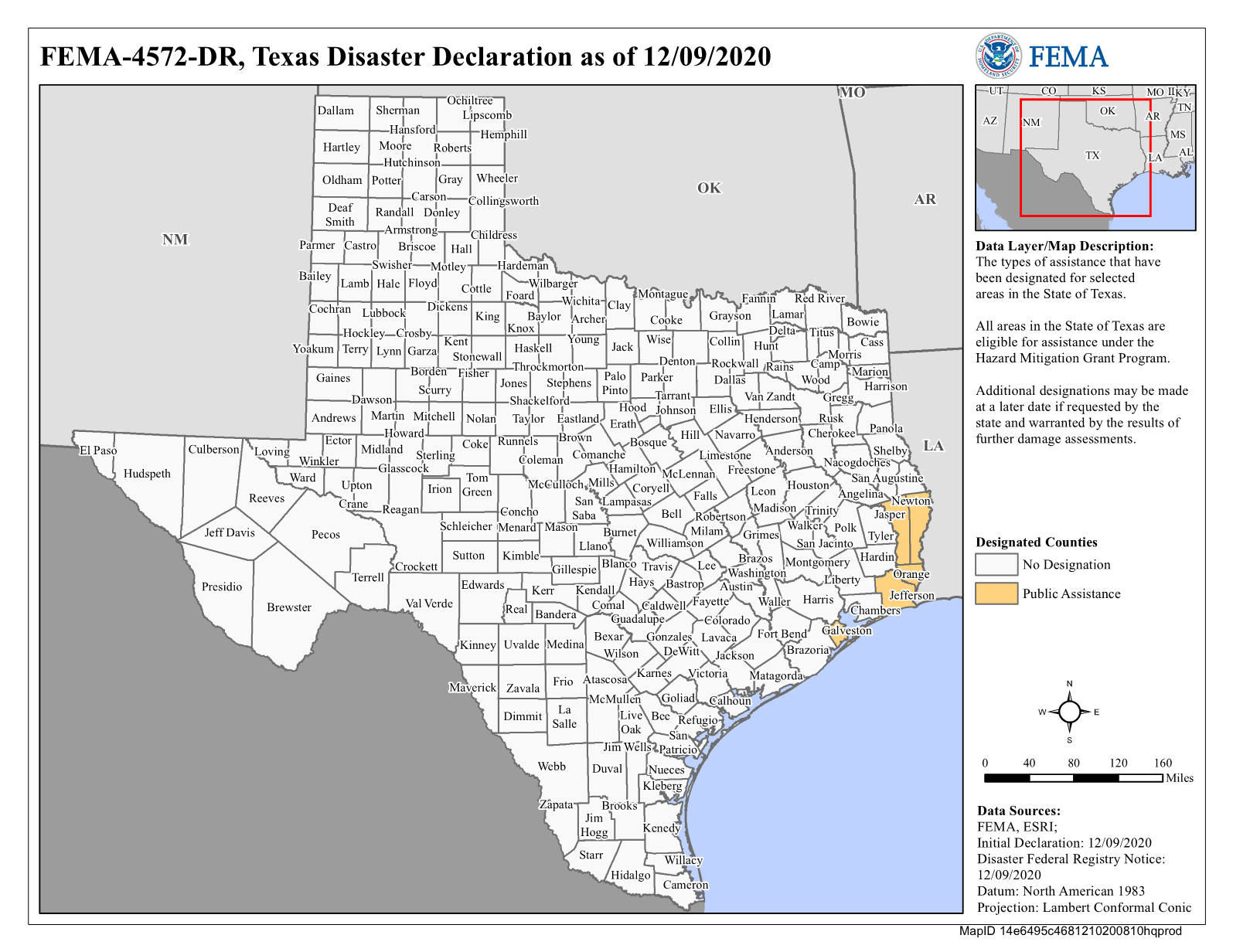 Map of Texas