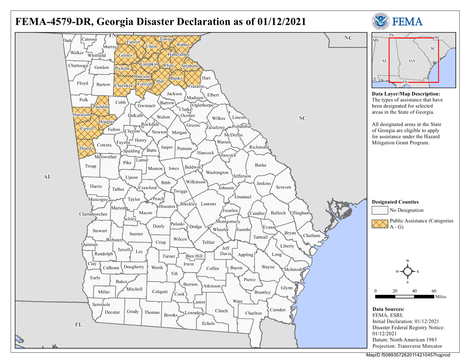 Map of Georgia