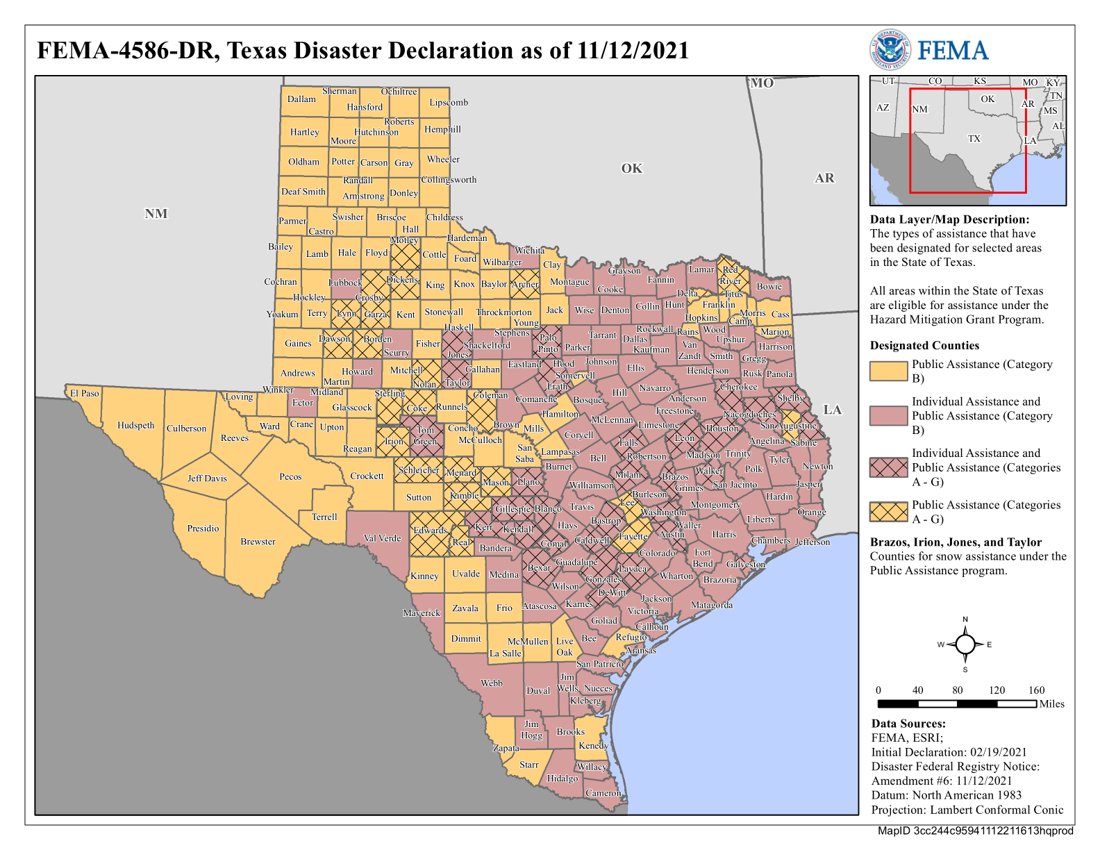 Map of Texas