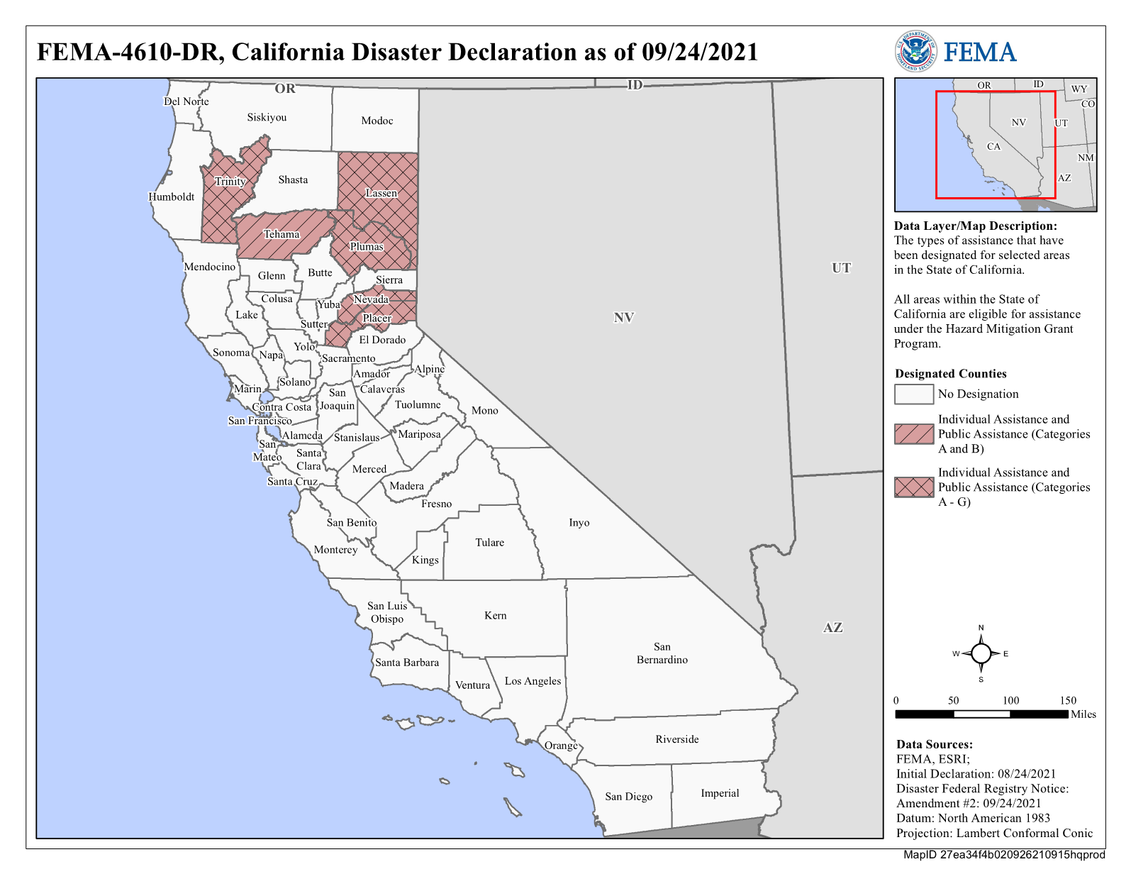 Map of California