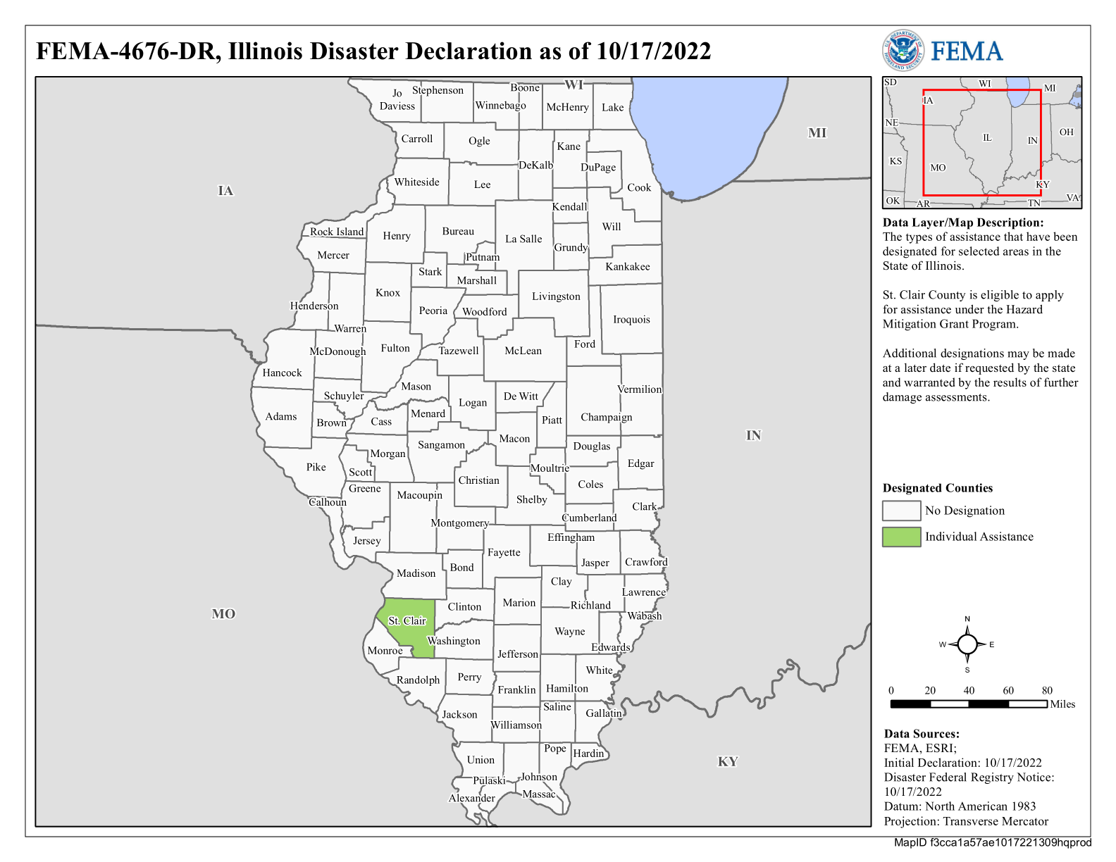 Map of Illinois