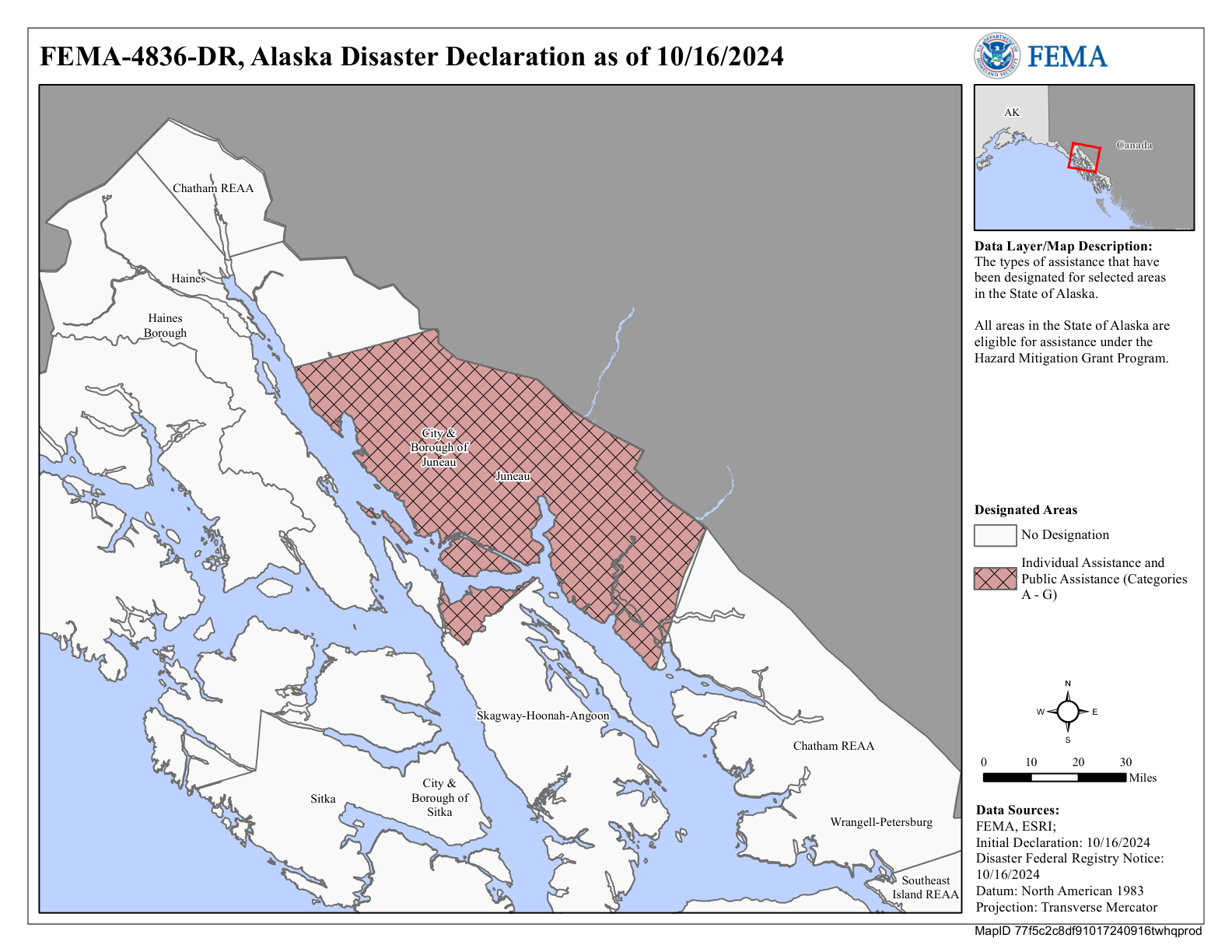 Map of Alaska