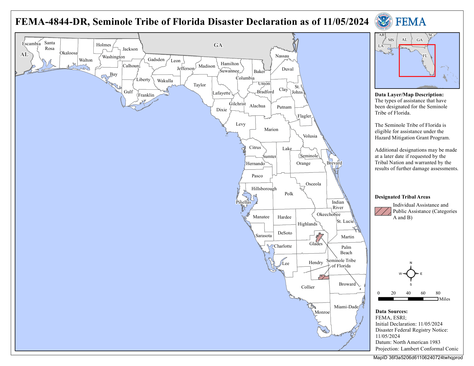 Map of Florida