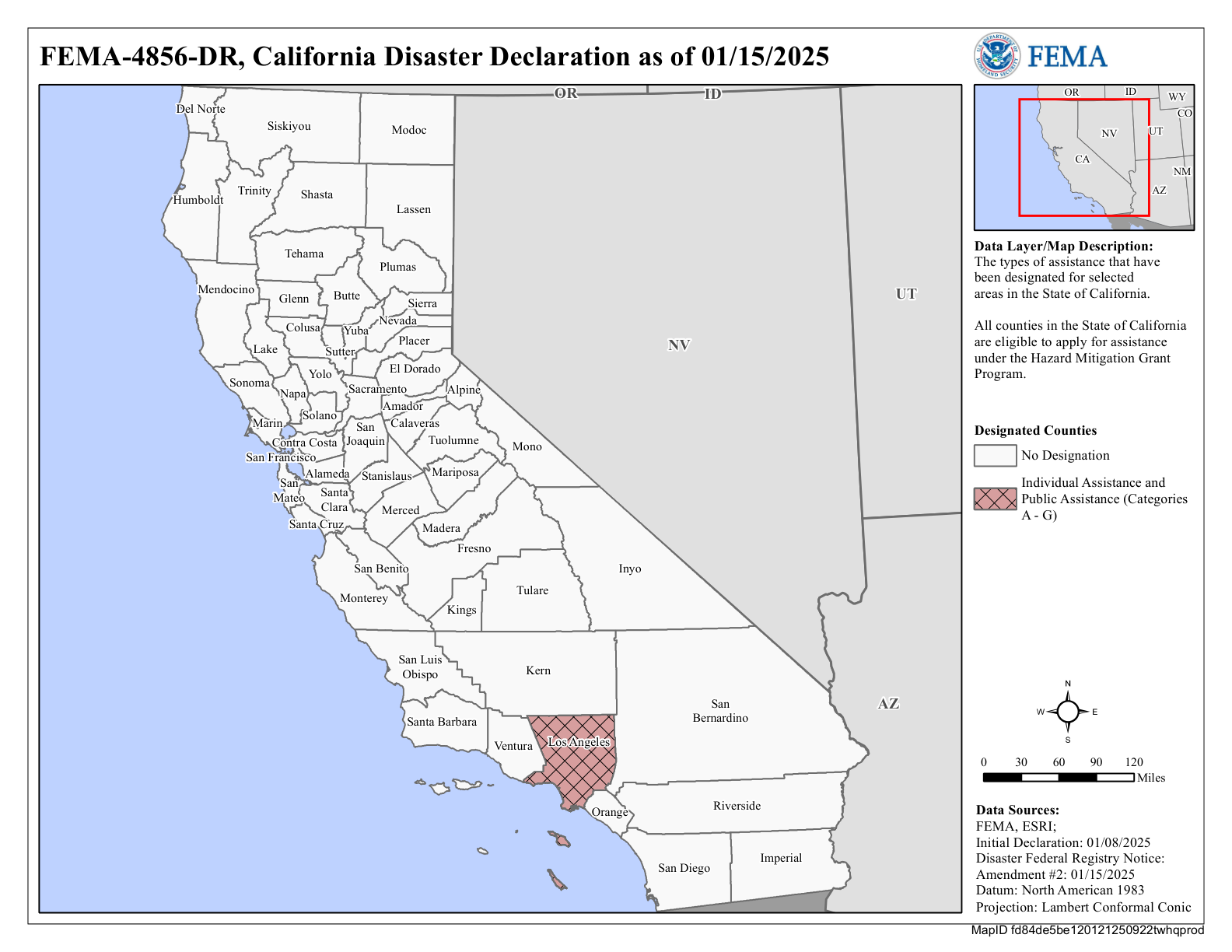 Map of California