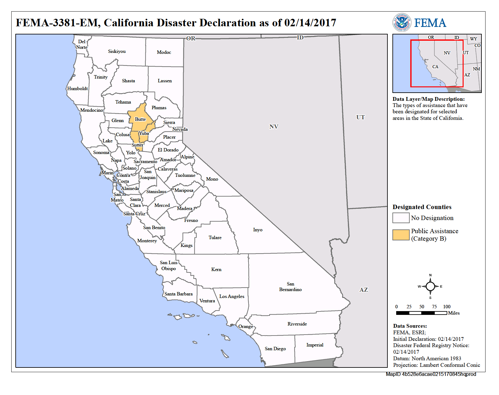 Map of California