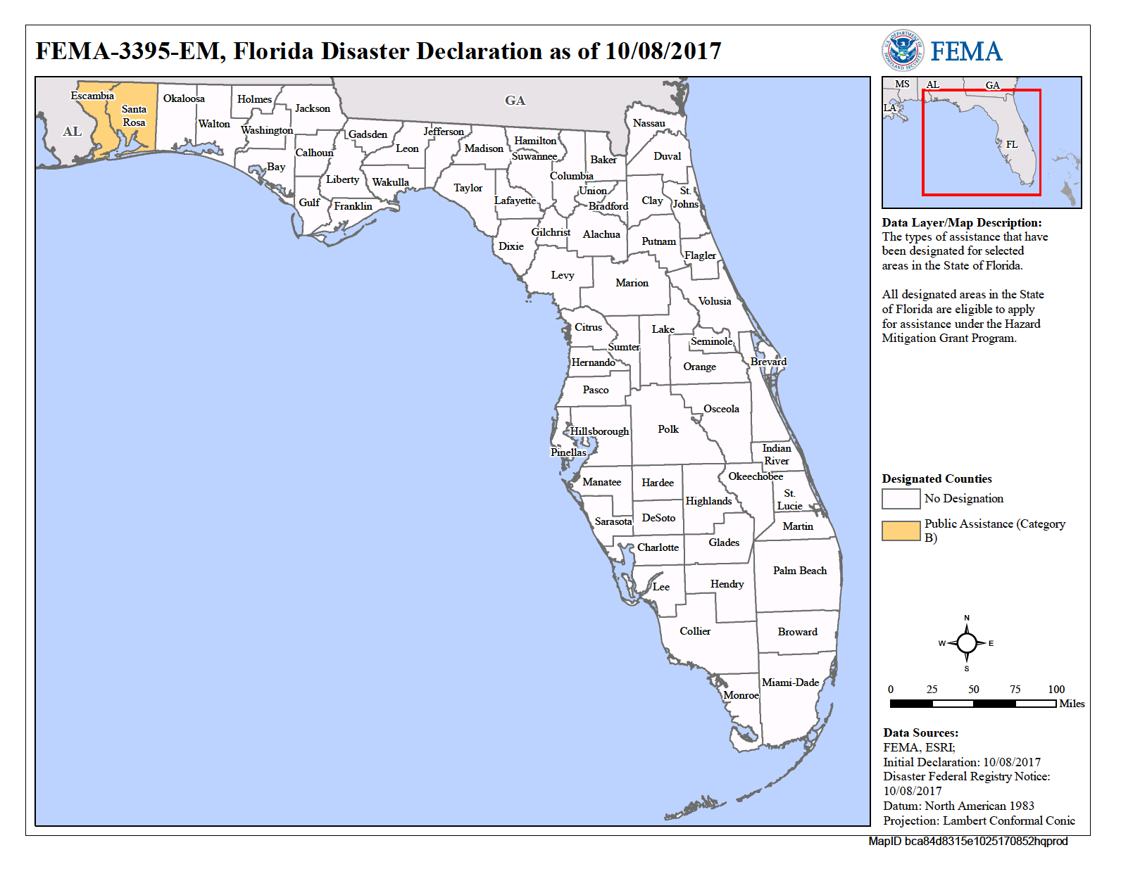 Map of Florida