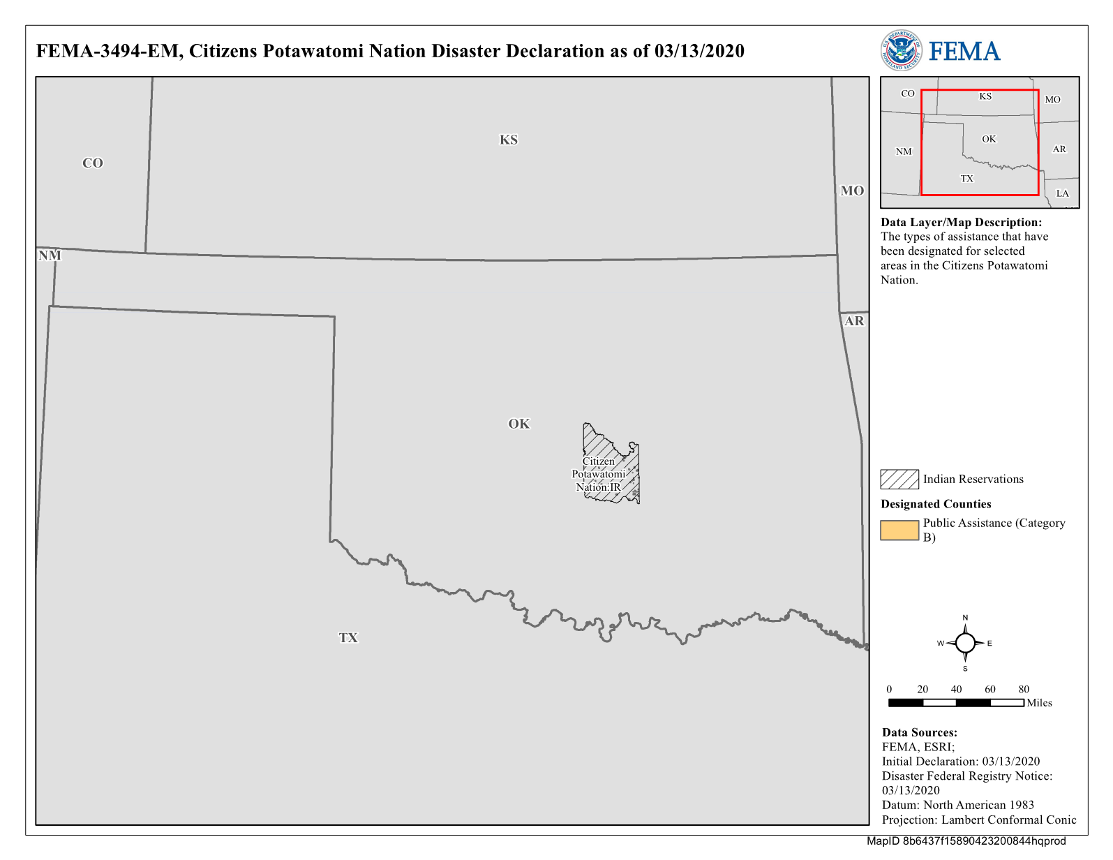 Map of Oklahoma