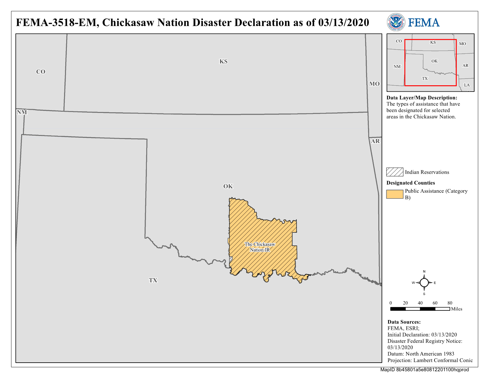 Map of Oklahoma