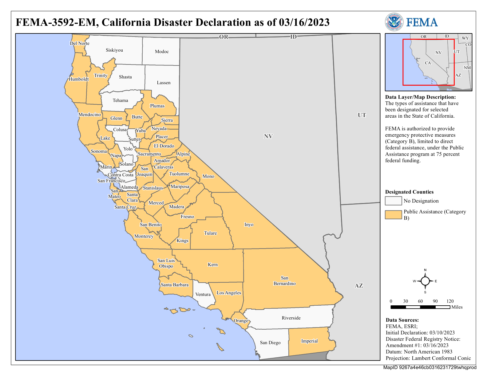 Map of California