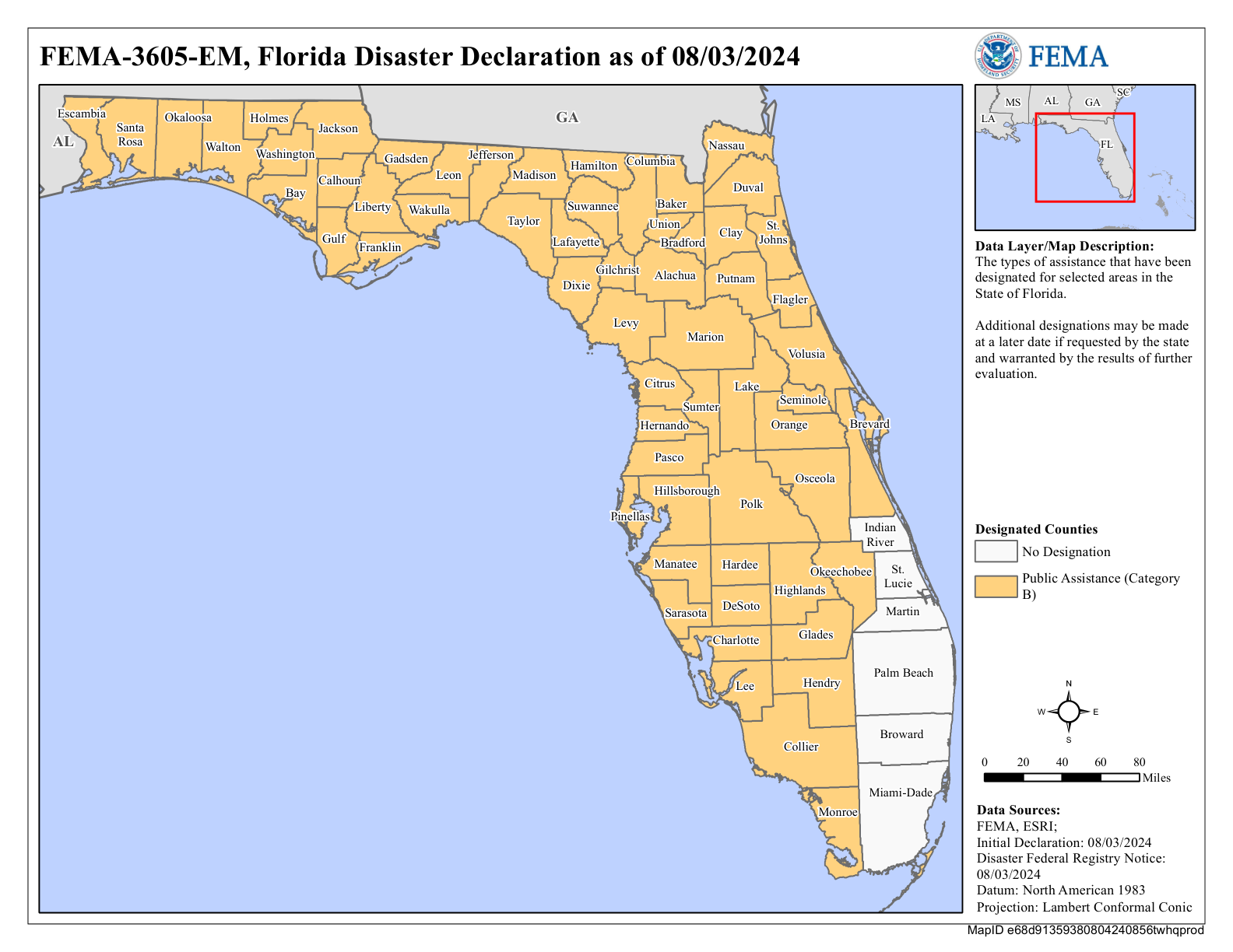 Map of Florida