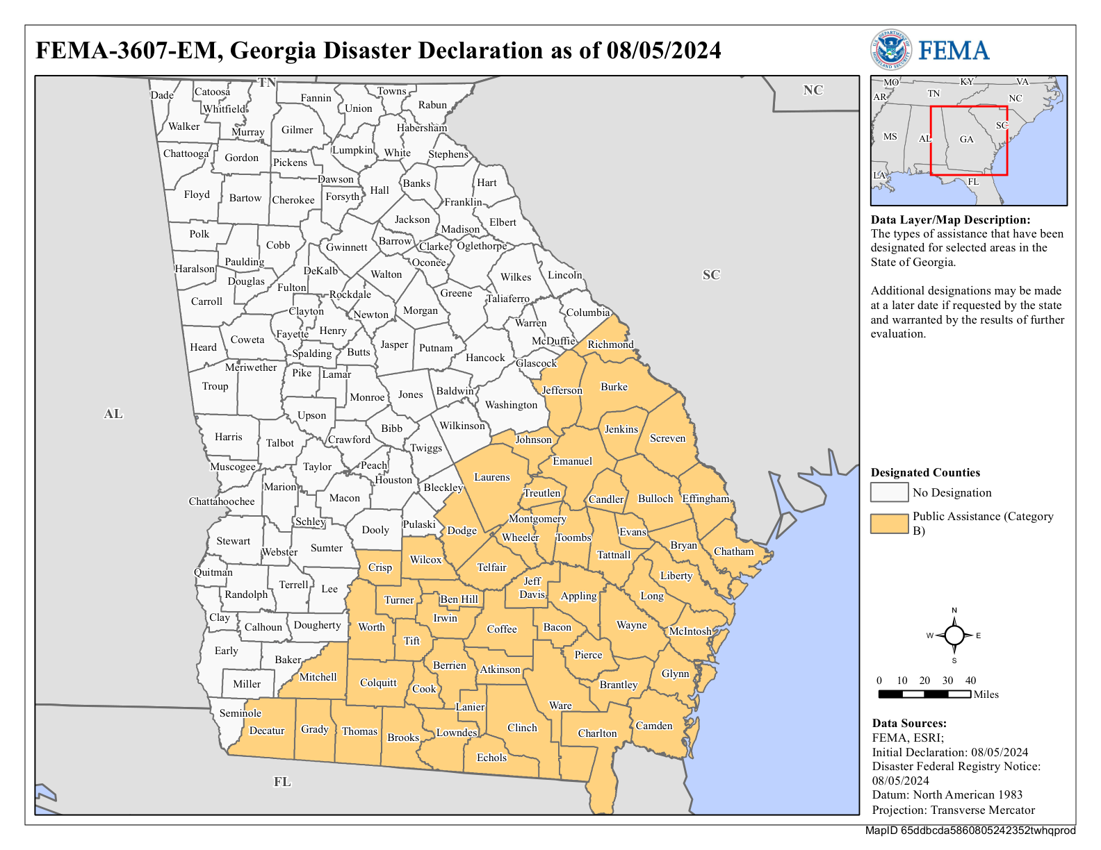 Map of Georgia