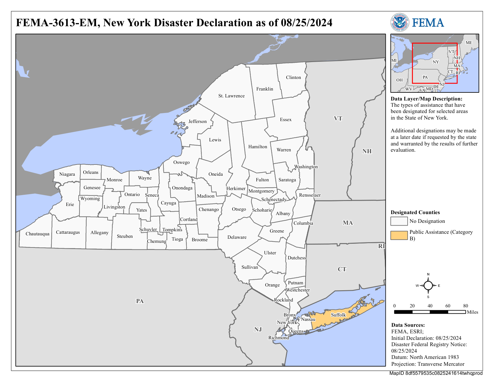 Map of New York