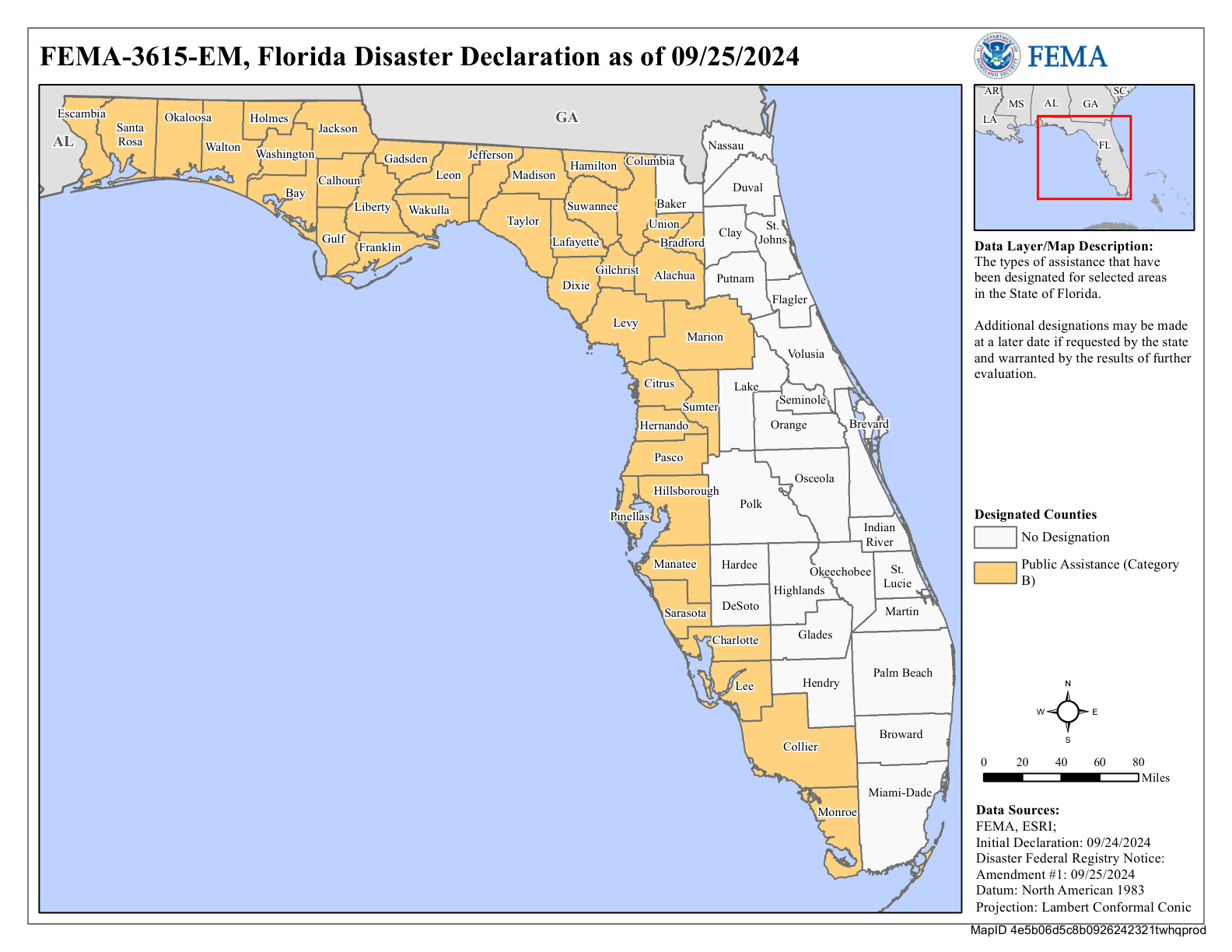 Map of Florida