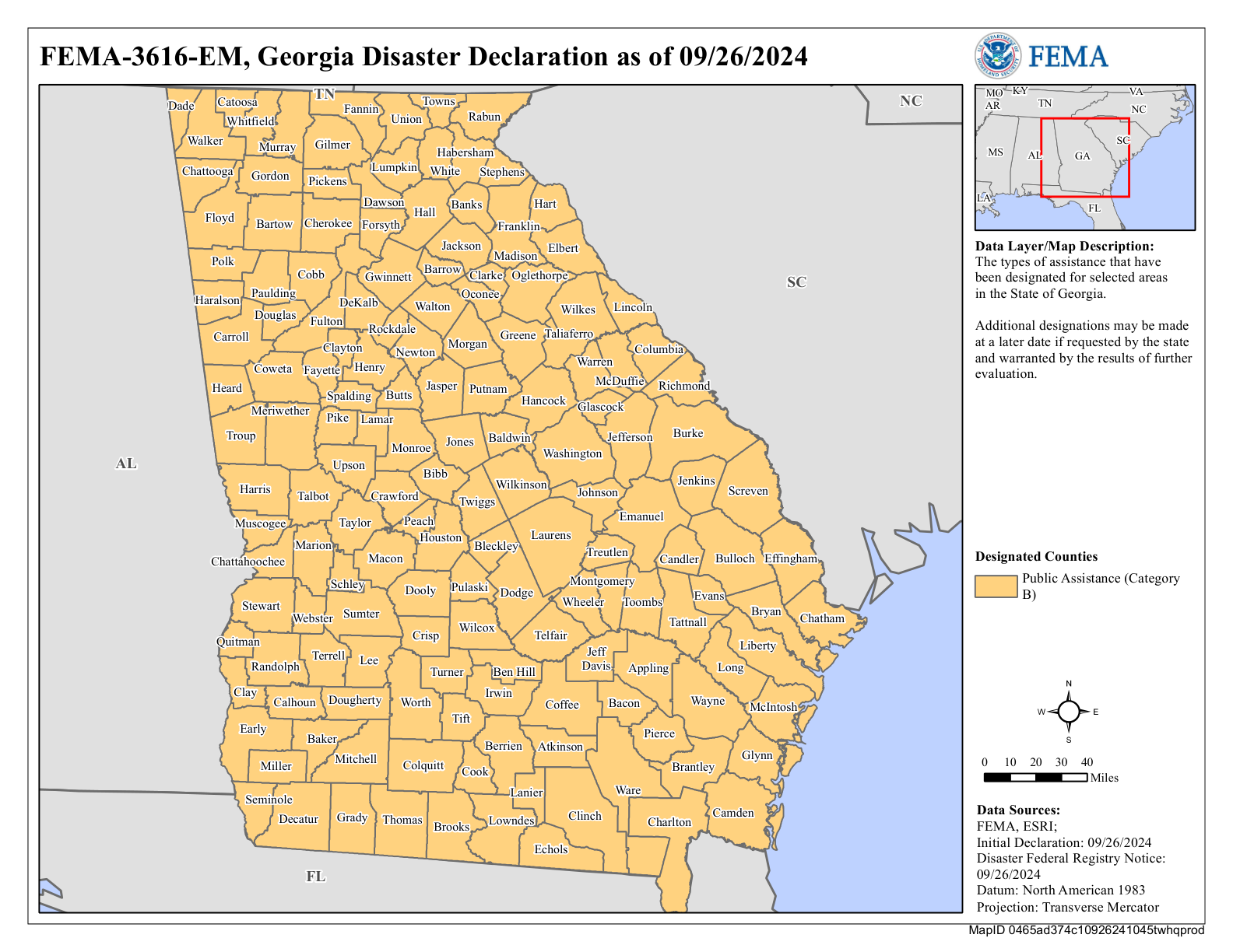 Map of Georgia