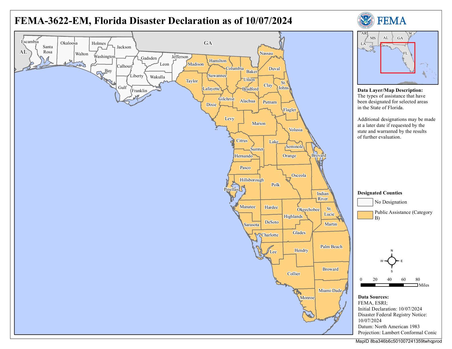 Map of Florida